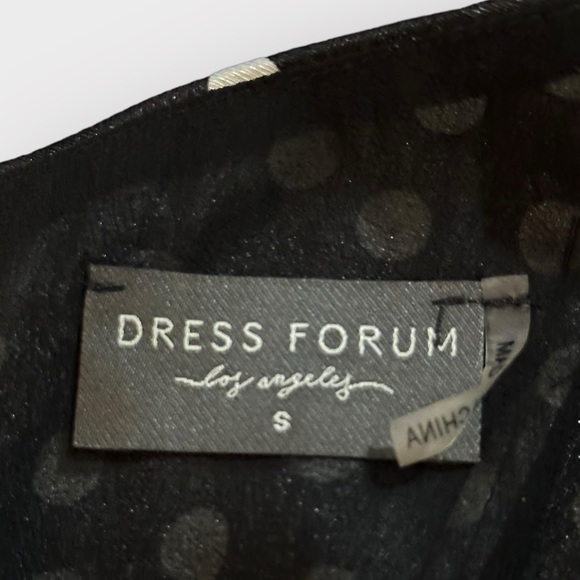 Dress Forum Los Angeles Black & White Polka Dot Dress - Picture 4 of 4